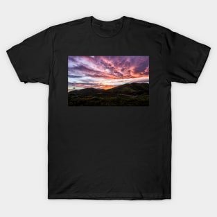 Sunset Fireworks Over Marin T-Shirt